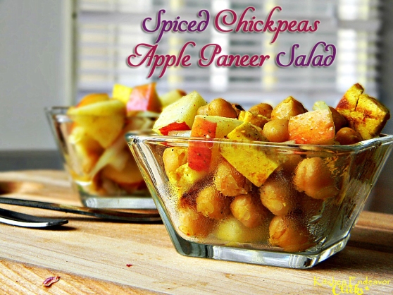 Spiced Paneer Chickpeas Apple Salad3